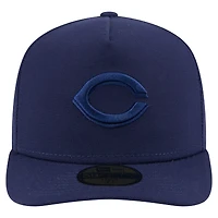 Casquette ajustée New Era 59FIFTY bleu marine pour homme, coloris A-Frame, des Cincinnati Reds