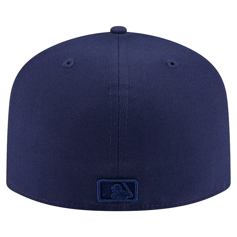 Casquette ajustée New Era 59FIFTY bleu marine pour homme, coloris A-Frame, des Cincinnati Reds