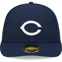 Casquette ajustée 59FIFTY à profil bas Cincinnati Reds Oceanside pour homme New Era bleu marine
