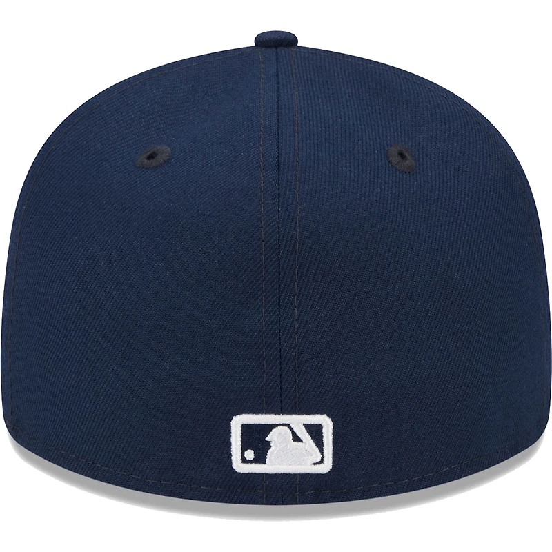Men's New Era Navy Cincinnati Reds Oceanside Low Profile 59FIFTY Fitted Hat