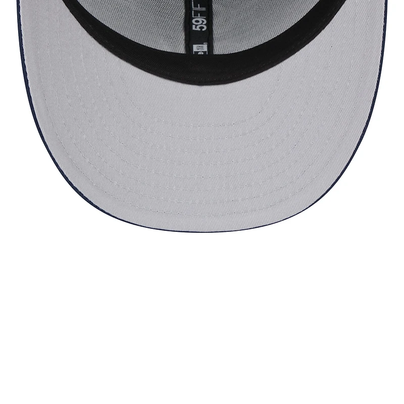 Men's New Era Navy Cincinnati Reds Oceanside Low Profile 59FIFTY Fitted Hat