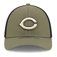 Men's New Era  Olive Cincinnati Reds 2026 Armed Forces Day 39THIRTY M-Crown Flex Hat