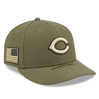 Men's New Era  Olive Cincinnati Reds 2026 Armed Forces Day Low Profile 59FIFTY Fitted Hat