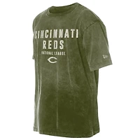 Men's New Era  Olive Cincinnati Reds 2026 Armed Forces Day T-Shirt