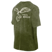 Men's New Era  Olive Cincinnati Reds 2026 Armed Forces Day T-Shirt