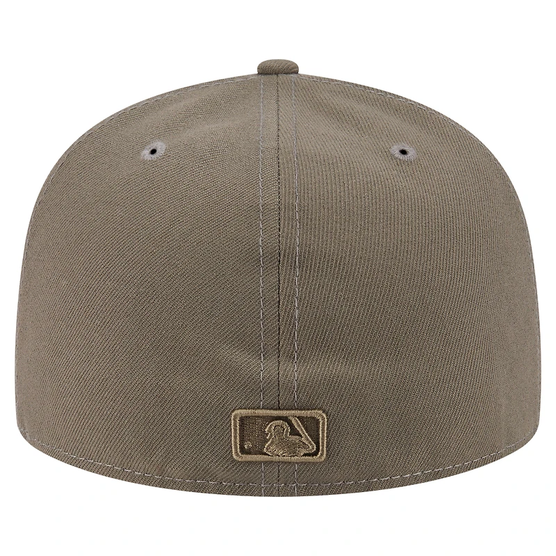 Casquette ajustée A-Frame 59FIFTY pour homme New Era, coloris olive, Cincinnati Reds