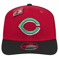 Men's New Era Red/Black Cincinnati Reds 2024 Big League Chew Flavor Pack 9SEVENTY Adjustable Hat
