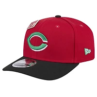 Men's New Era Red/Black Cincinnati Reds 2024 Big League Chew Flavor Pack 9SEVENTY Adjustable Hat