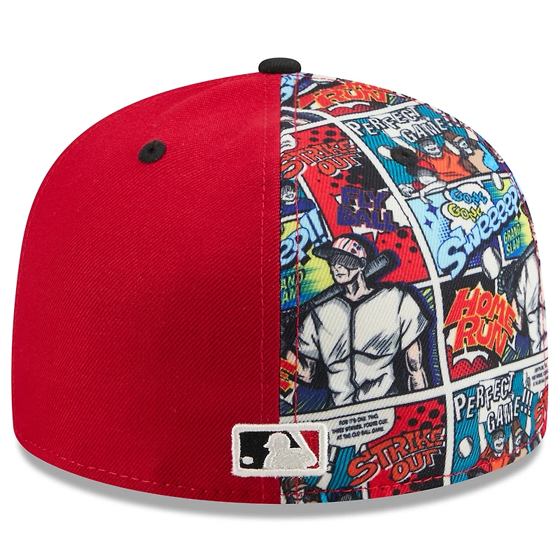 Casquette ajustée 59FIFTY des Cincinnati Reds pour homme, édition 2025 de la MLB, rouge et noire, New Era