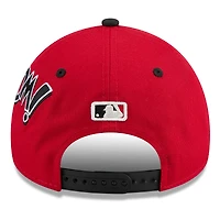 Men's New Era Red/Black Cincinnati Reds 2025 MLB Diamond Hero Edition A-Frame 9FORTY Adjustable Hat