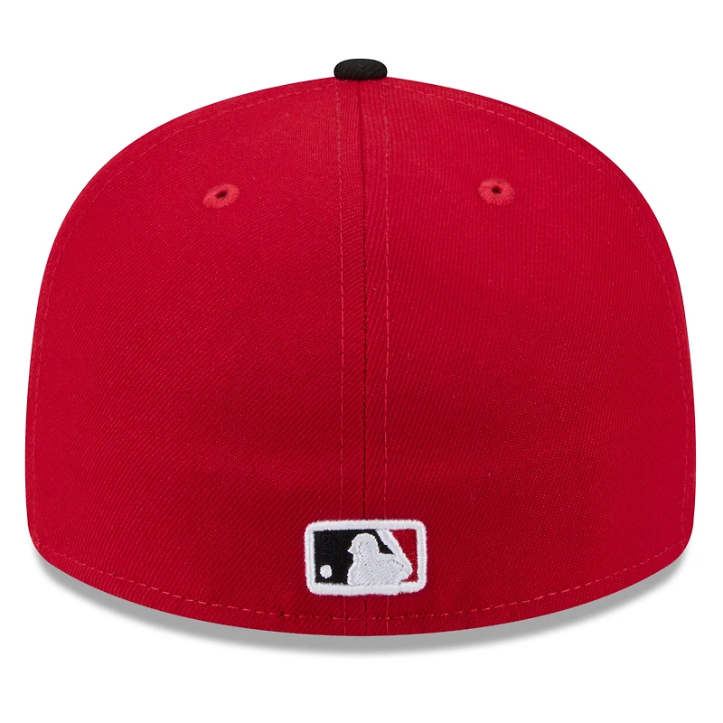 Casquette ajustée New Era rouge/noire Cincinnati Reds 2026 Spring Training 59FIFTY pour homme