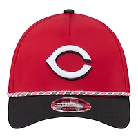 Casquette New Era Flex rouge/noire Cincinnati Reds pour homme, modèle Rope M-Crown A-Frame 39THIRTY