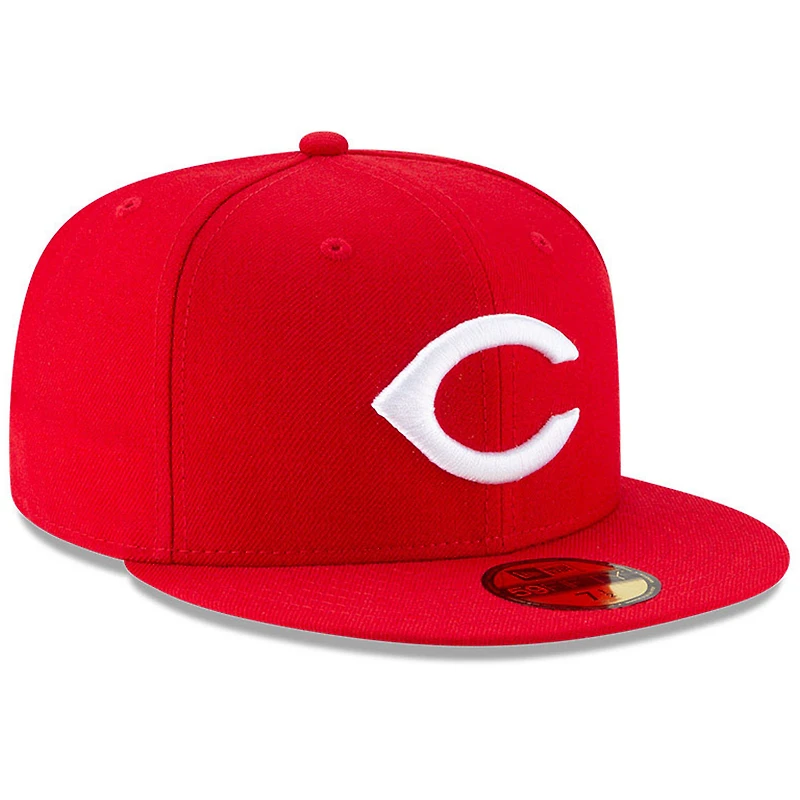 Casquette ajustée 59FIFTY en laine rouge des Cincinnati Reds 1990 pour homme New Era