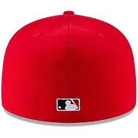 Casquette ajustée 59FIFTY en laine rouge des Cincinnati Reds 1990 pour homme New Era