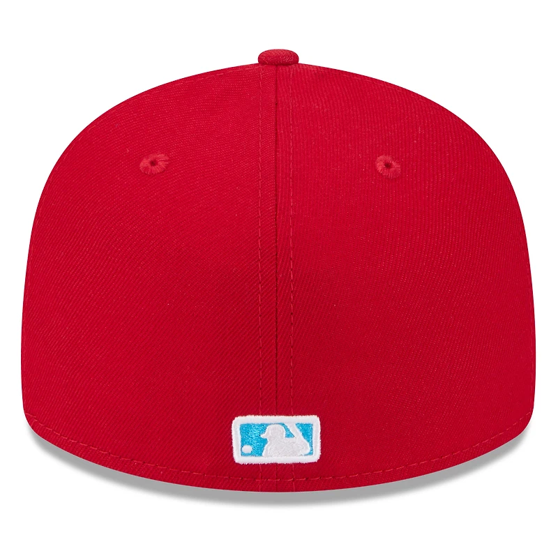 Men's New Era Red Cincinnati Reds 2024 Father's Day Low Profile 59FIFTY Fitted Hat