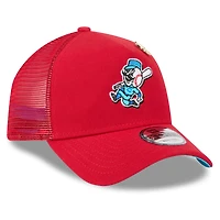Casquette camionneur ajustable 9FORTY Big League Chew A-Frame pour homme New Era rouge des Cincinnati Reds 2025