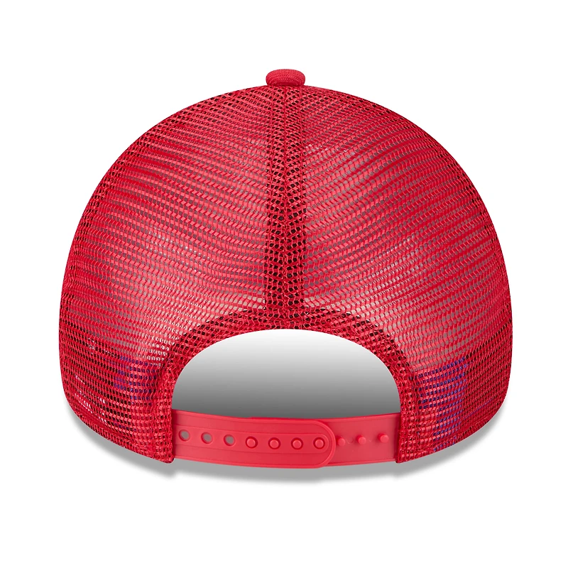 Casquette camionneur ajustable 9FORTY Big League Chew A-Frame pour homme New Era rouge des Cincinnati Reds 2025