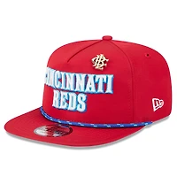 Casquette snapback New Era rouge pour homme des Cincinnati Reds 2025 Big League Chew Golfer