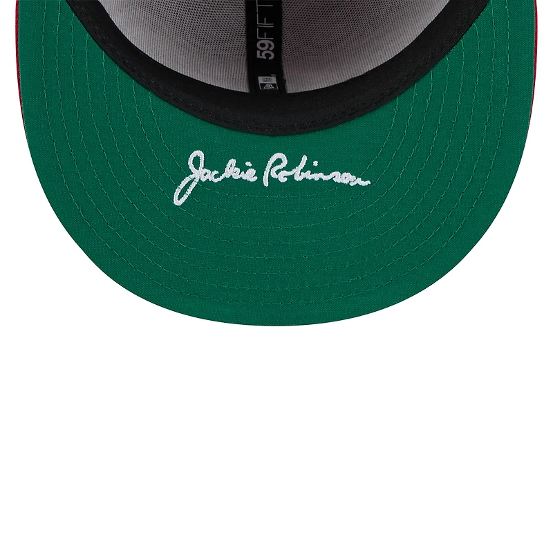 Men's New Era  Red Cincinnati Reds 2025 Jackie Robinson Day 59FIFTY Fitted Hat