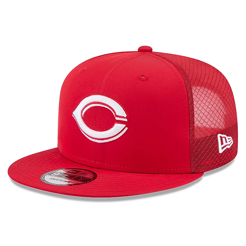 Men's New Era Red Cincinnati Reds 2026 Batting Practice 9FIFTY Snapback Hat