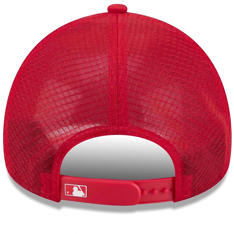 Men's New Era Red Cincinnati Reds 2026 Batting Practice Alternate Apex 9FORTY Adjustable Hat