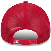 Men's New Era Red Cincinnati Reds 2026 Batting Practice Alternate Apex 9FORTY Adjustable Hat