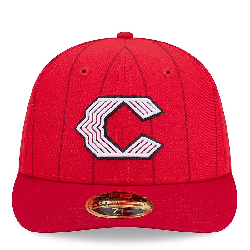 Casquette ajustée New Era rouge Cincinnati Reds 2026 City Connect Low Profile 59FIFTY pour homme