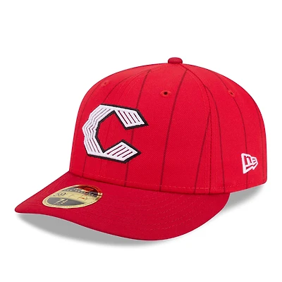 Casquette ajustée New Era rouge Cincinnati Reds 2026 City Connect Low Profile 59FIFTY pour homme