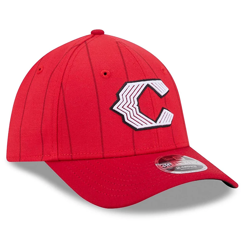 Casquette New Era rouge Cincinnati Reds 2026 City Connect M-Crown 39THIRTY Flex pour homme