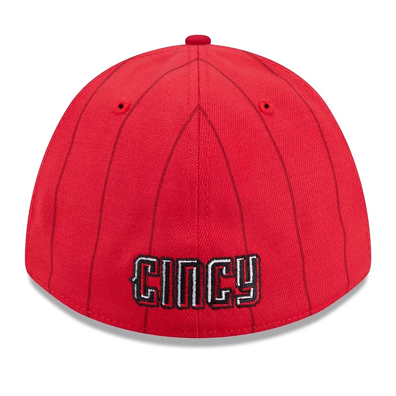 Casquette New Era rouge Cincinnati Reds 2026 City Connect M-Crown 39THIRTY Flex pour homme