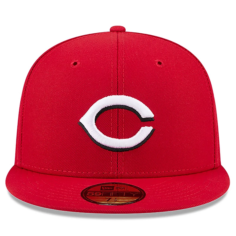 Casquette ajustée New Era rouge Cincinnati Reds 2026 Jackie Robinson Day 59FIFTY pour homme