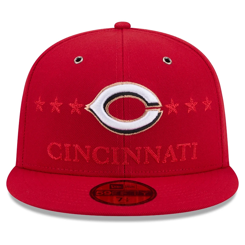 Men's New Era Red Cincinnati Reds 2026 MLB All-Star Game 59FIFTY Fitted Hat