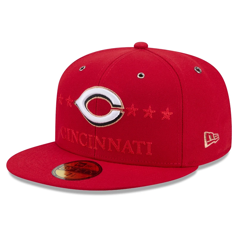 Men's New Era Red Cincinnati Reds 2026 MLB All-Star Game 59FIFTY Fitted Hat