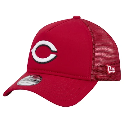 Casquette ajustable 9FORTY A-Frame Trucker des Cincinnati Reds de New Era pour homme