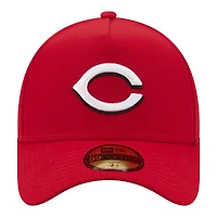 Men's New Era  Red Cincinnati Reds A-Frame 59FORTY Fitted Hat