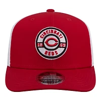 Men's New Era  Red Cincinnati Reds Active 9SEVENTY Adjustable Trucker Hat