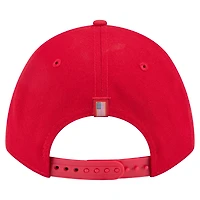 Men's New Era Red Cincinnati Reds American Flag 9FORTY M-Crown A-Frame Adjustable Hat