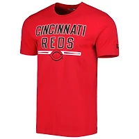 T-shirt d'entraînement au bâton rouge Cincinnati Reds New Era pour homme