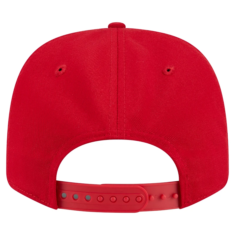 Casquette extensible à bouton-pression New Era 9SEVENTY rouge des Cincinnati Reds pour homme