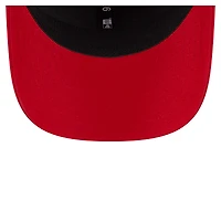 Casquette extensible à bouton-pression New Era 9SEVENTY rouge des Cincinnati Reds pour homme