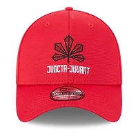 Casquette d'entraînement au bâton City Connect 39THIRTY Flex rouge New Era pour homme des Reds de Cincinnati