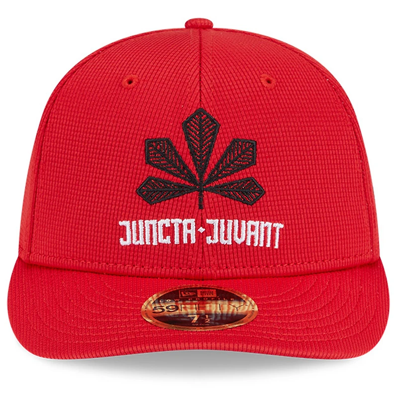 Casquette d'entraînement au bâton City Connect 59FIFTY rouge New Era pour homme