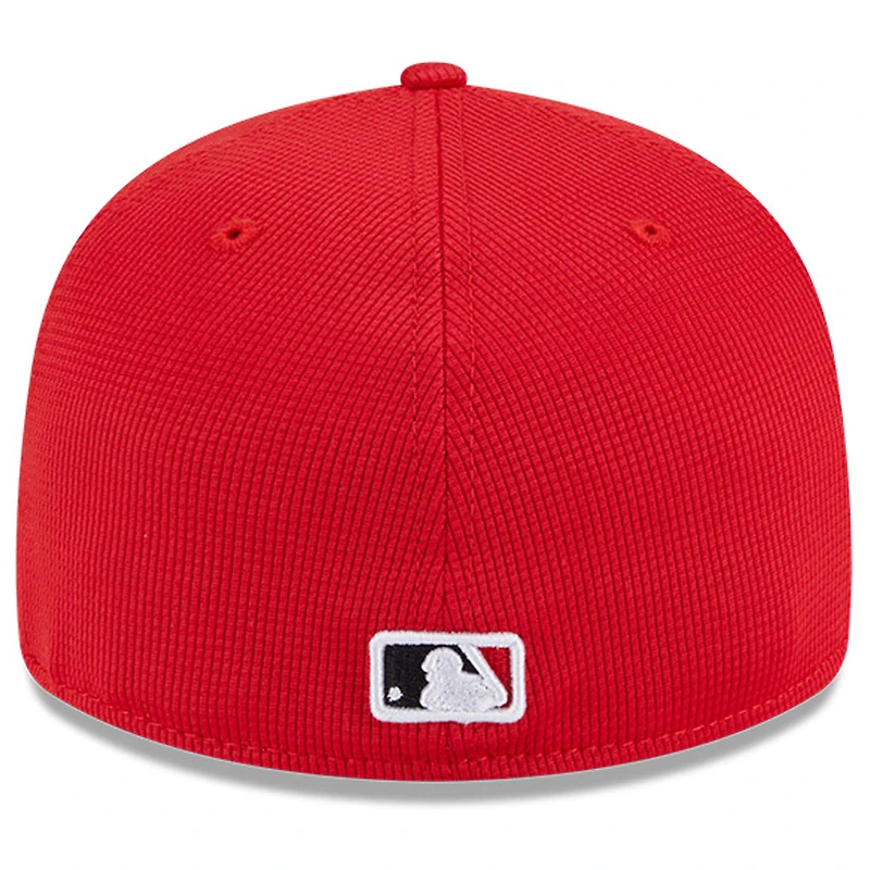 Casquette d'entraînement au bâton City Connect 59FIFTY rouge New Era pour homme