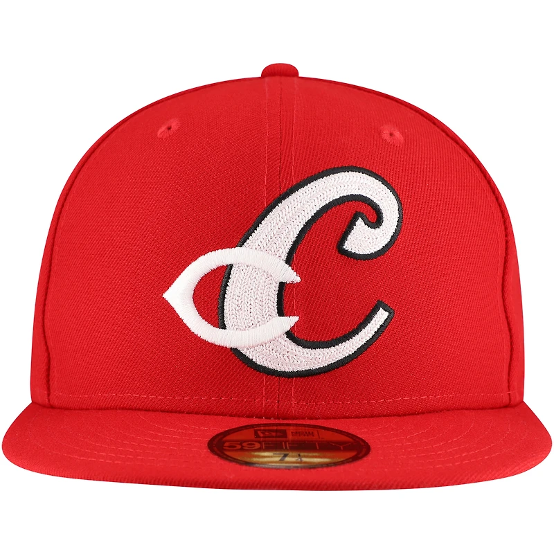 Casquette ajustée Cincinnati Reds Duo Logo 2.0 59FIFTY pour homme de New Era