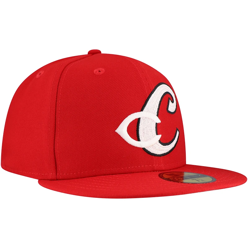 Casquette ajustée Cincinnati Reds Duo Logo 2.0 59FIFTY pour homme de New Era