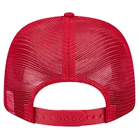 Casquette extensible à bouton-pression New Era 9SEVENTY rouge pour homme, motif drapeau des Reds de Cincinnati