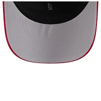 Casquette extensible à bouton-pression New Era 9SEVENTY rouge pour homme, motif drapeau des Reds de Cincinnati