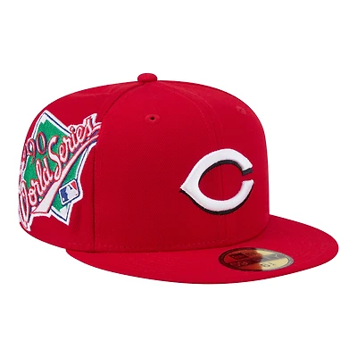 Casquette ajustée New Era rouge Cincinnati Reds Hidden Hit 59FIFTY pour homme