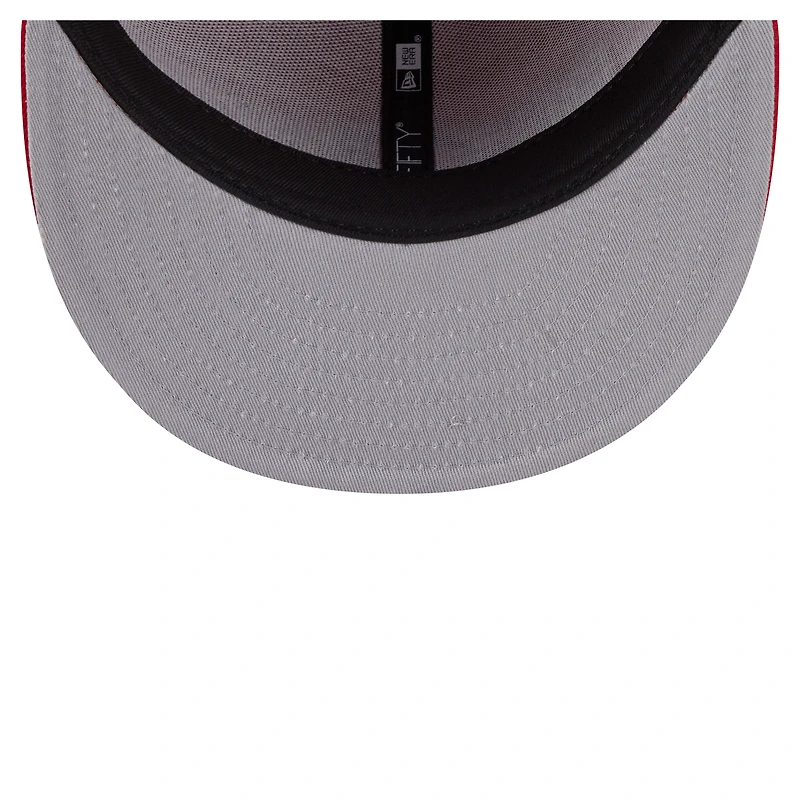 Casquette ajustée Overlap 59FIFTY des Cincinnati Reds de New Era pour homme