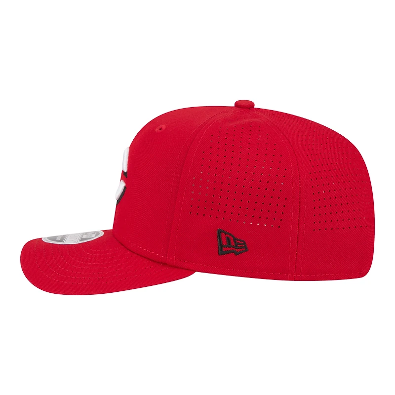 Casquette ajustable New Era rouge Cincinnati Reds Performance 9SEVENTY pour homme